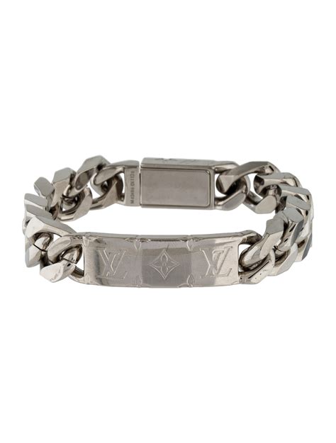 lv bracelet silver